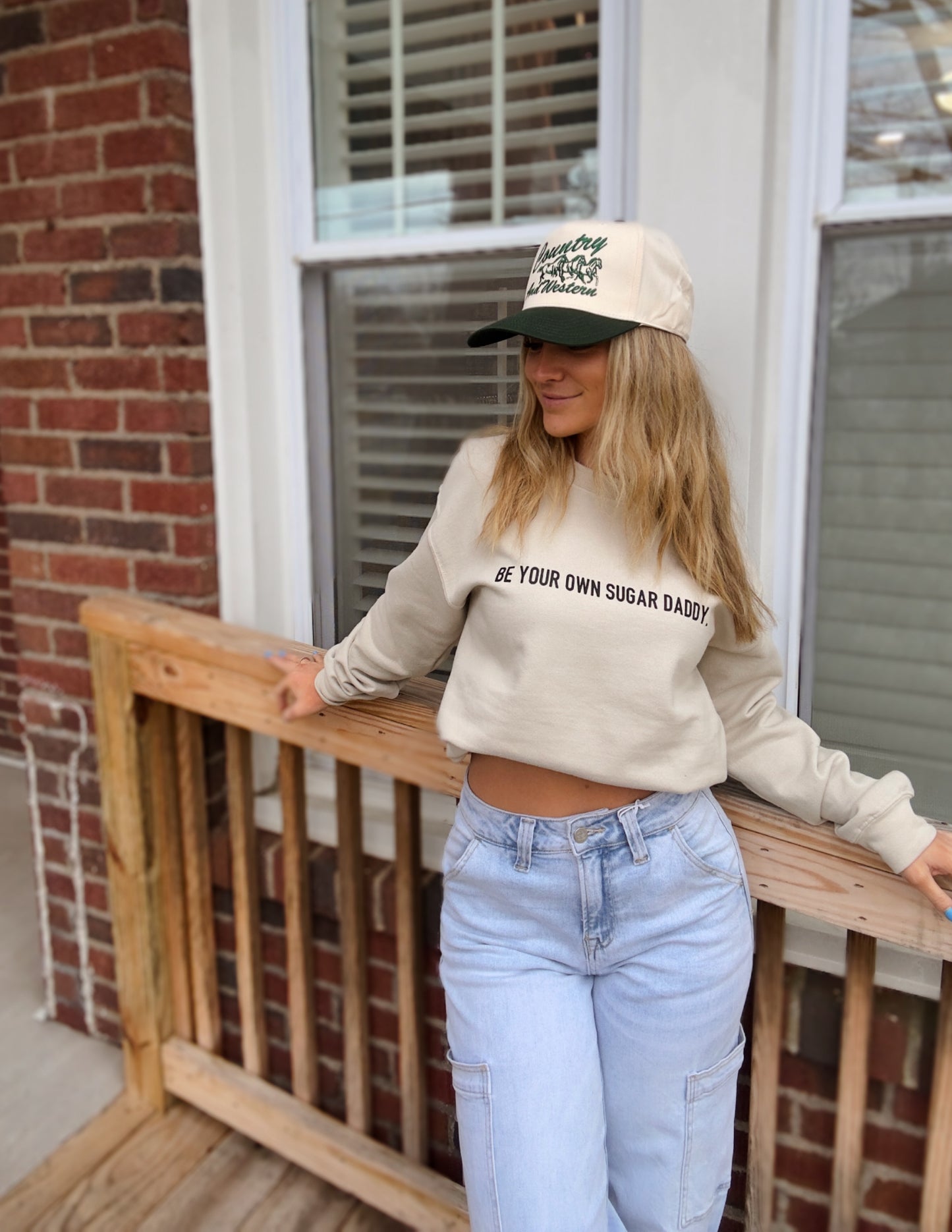 Be your own sugar daddy crewneck