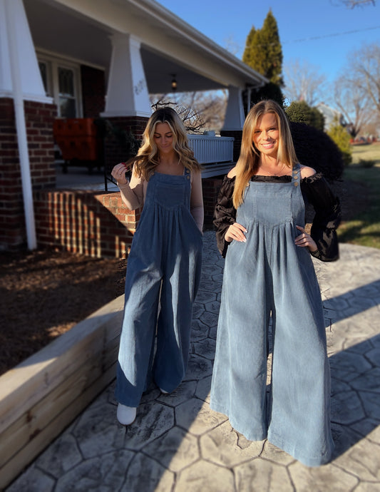 The connie overalls- Vintage denim