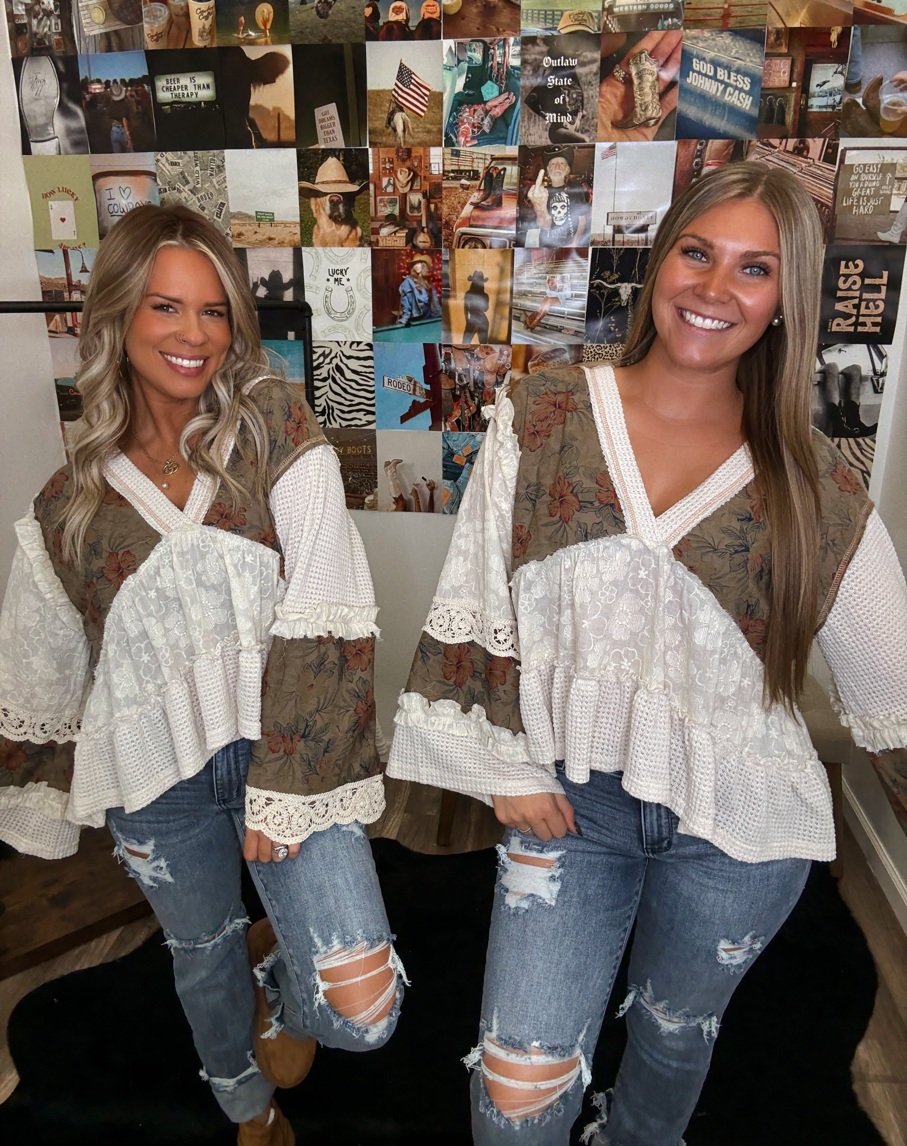 The Lady May Patchwork Top