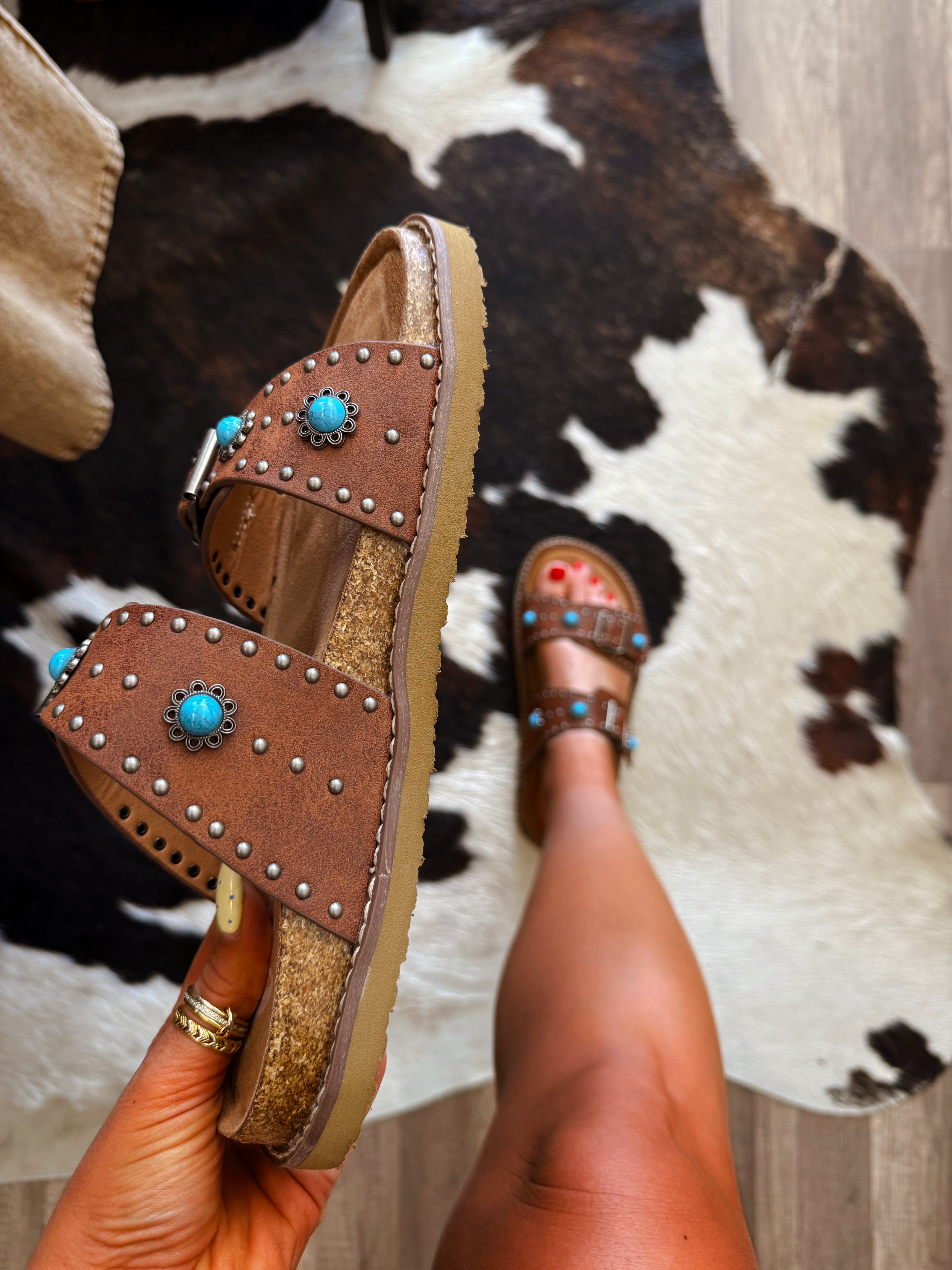 The Joleen Sandals- Tan