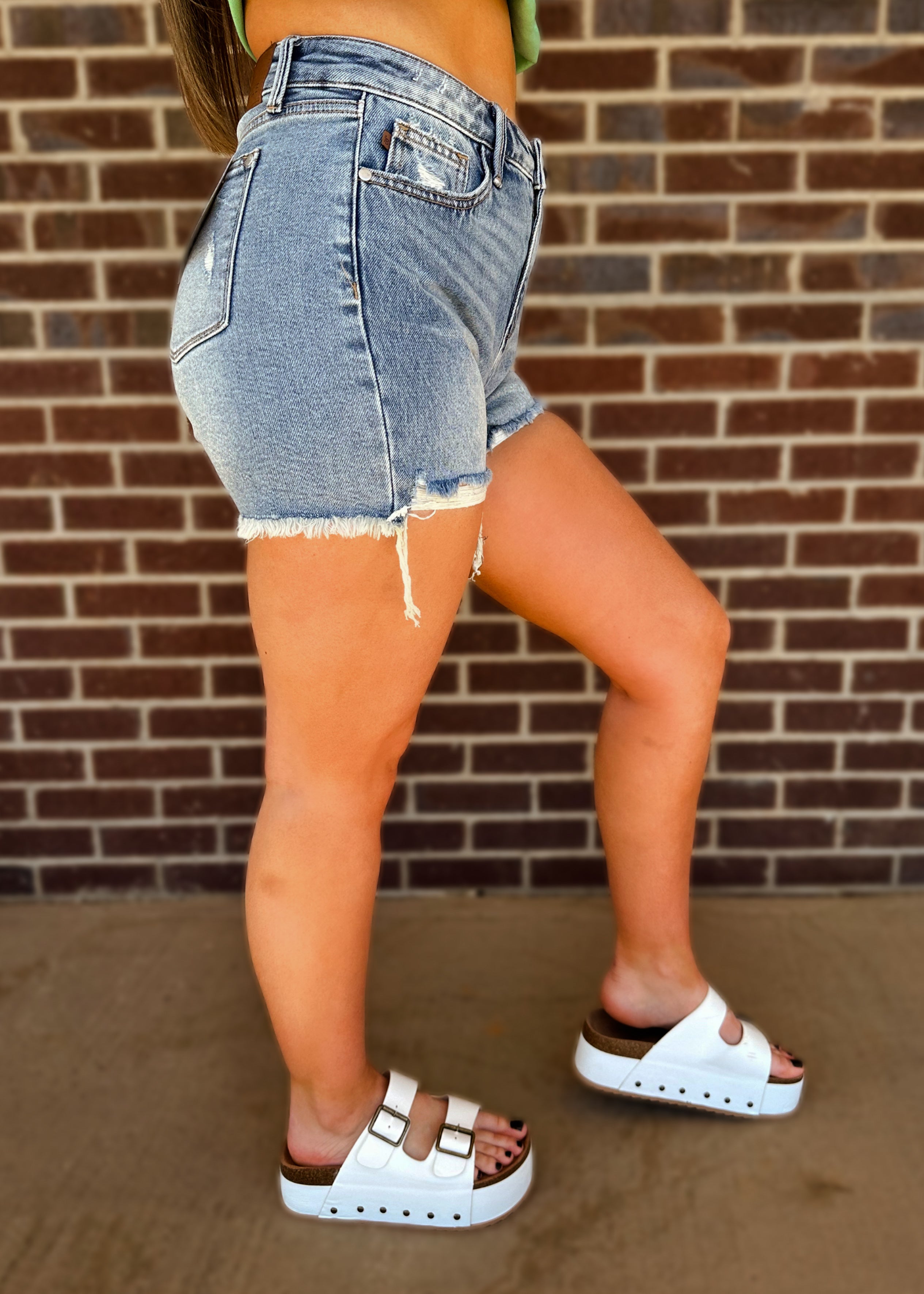 The Santana Rigid Denim By Judy Blue