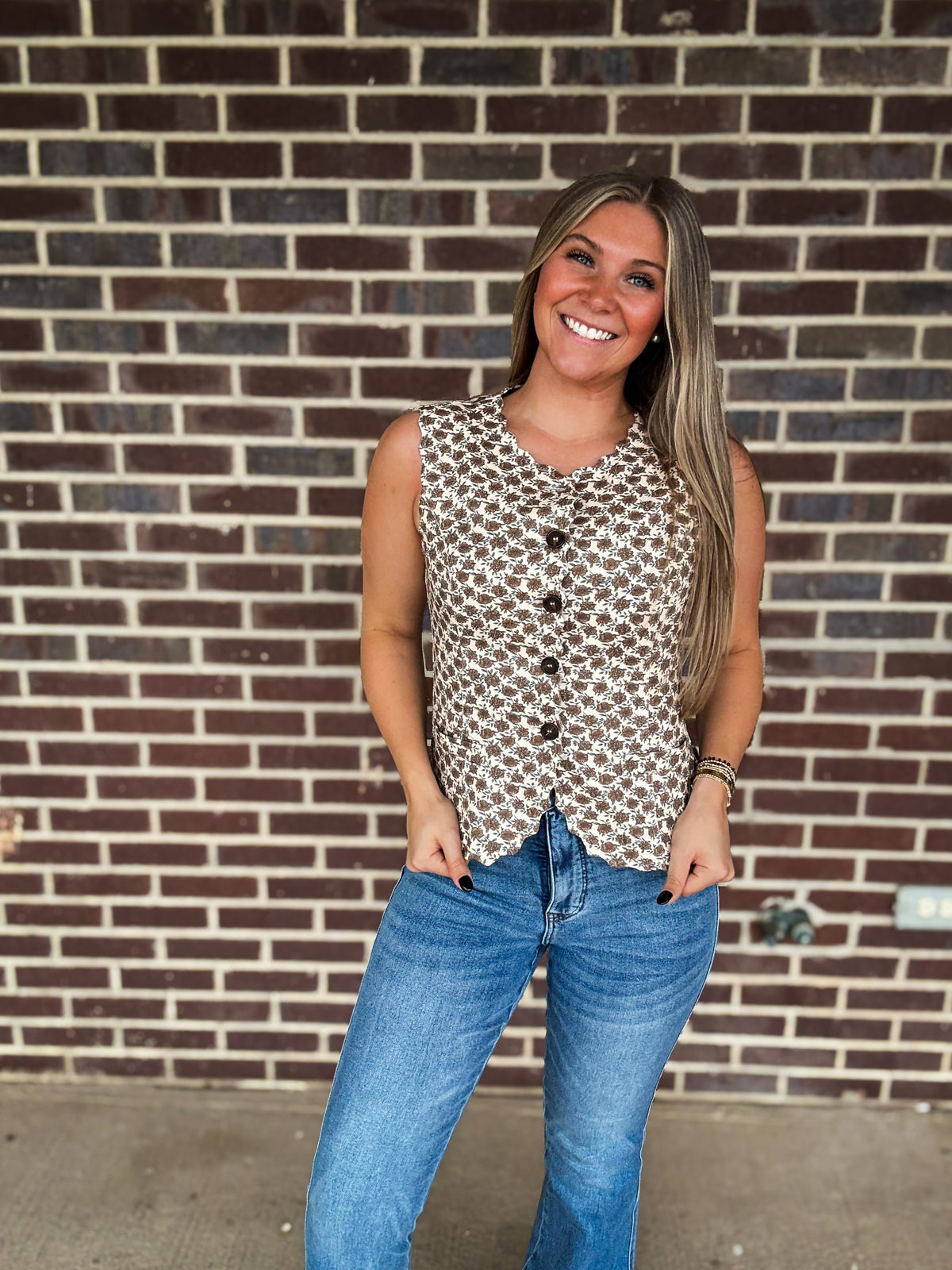 The Sadie Scallop Vest
