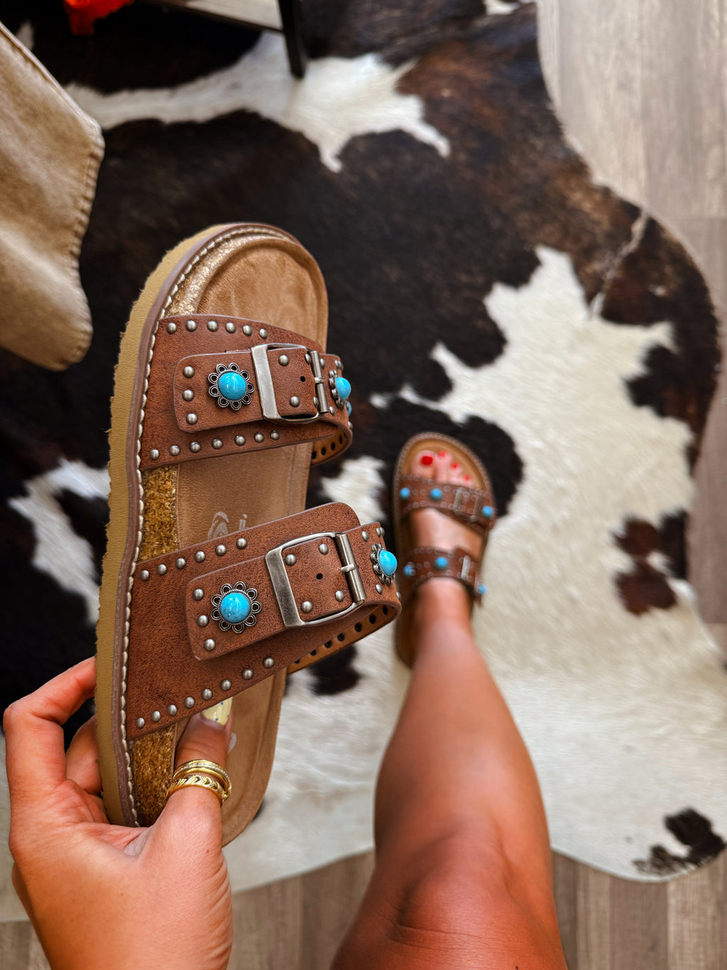 The Joleen Sandals- Tan