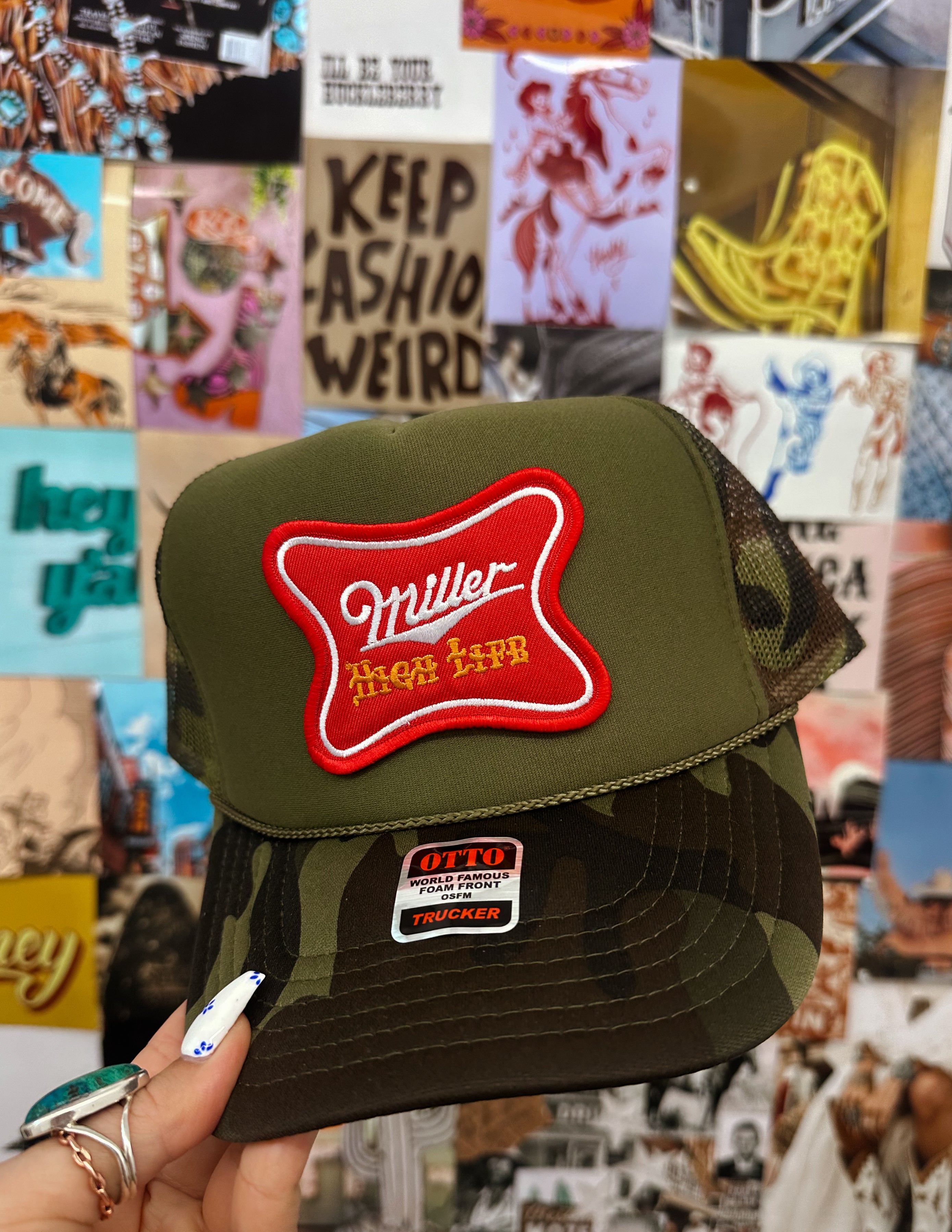 High life trucker hat