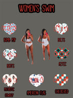 WOMENS 2 PIECE SWIM