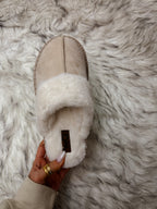 The Delaney Slippers- Cream