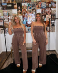 Forevermore Jumpsuit- Chocolate