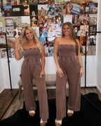 Forevermore Jumpsuit- Chocolate