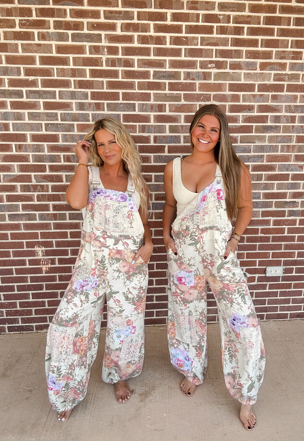 The Lottie Floral Overalls