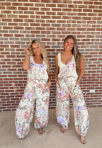 The Lottie Floral Overalls