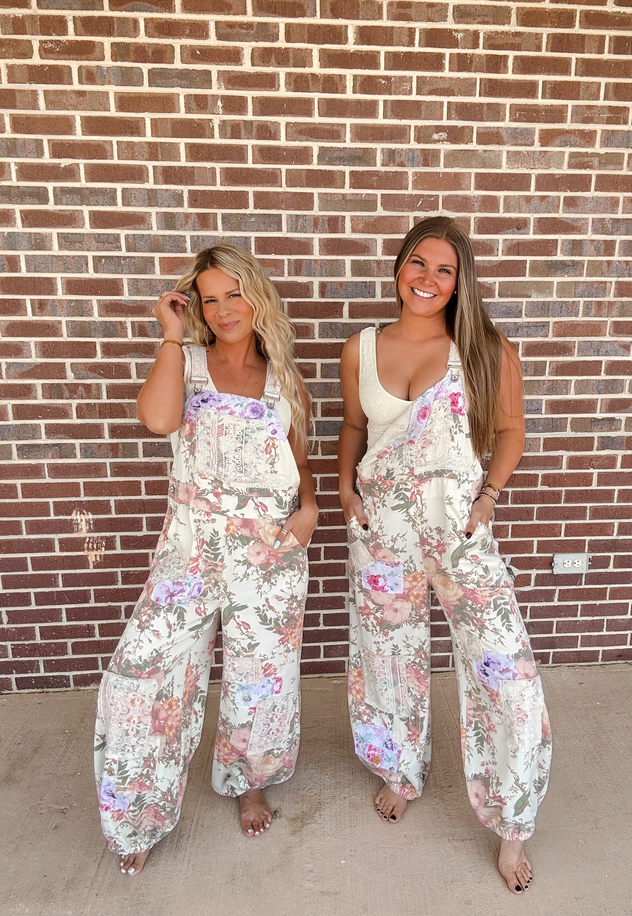 The Lottie Floral Overalls