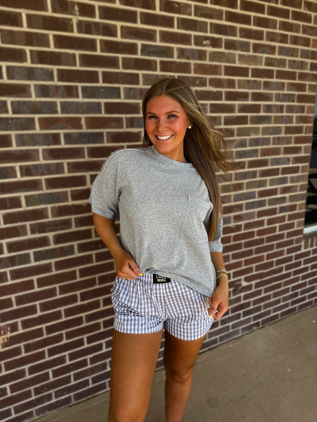 The Julie Tee- Grey