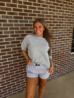 The Julie Tee- Grey