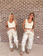 The Merrit Floral Patchwork Pants