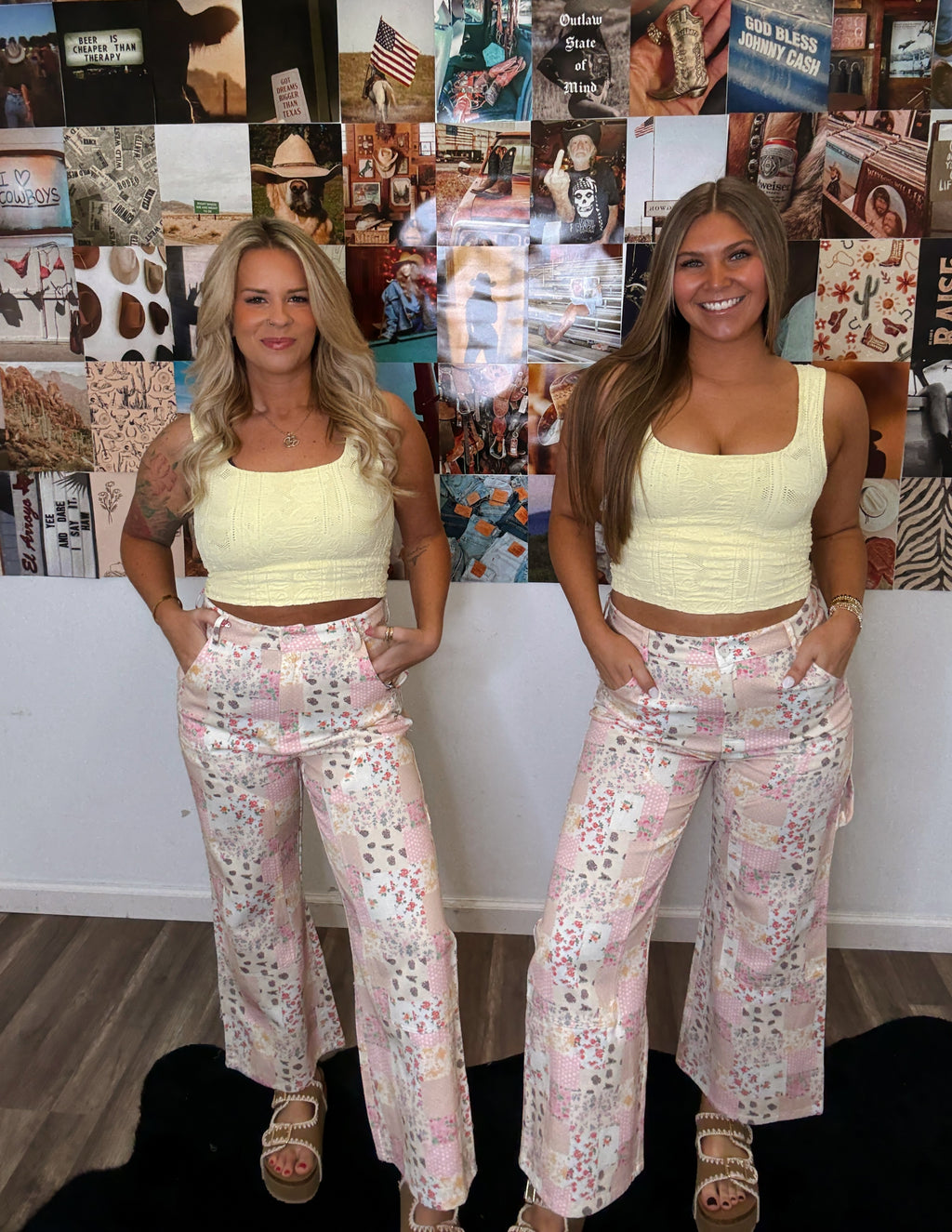 The Patchwork Floral Pants