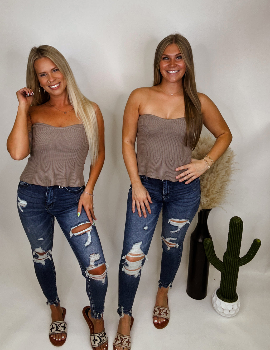 The Nola Ribbed Tube Top
