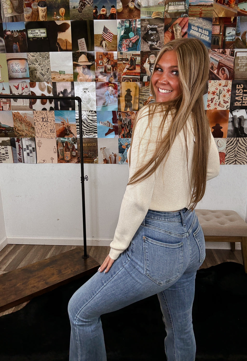 A Night To Remember Knit Top- Cream