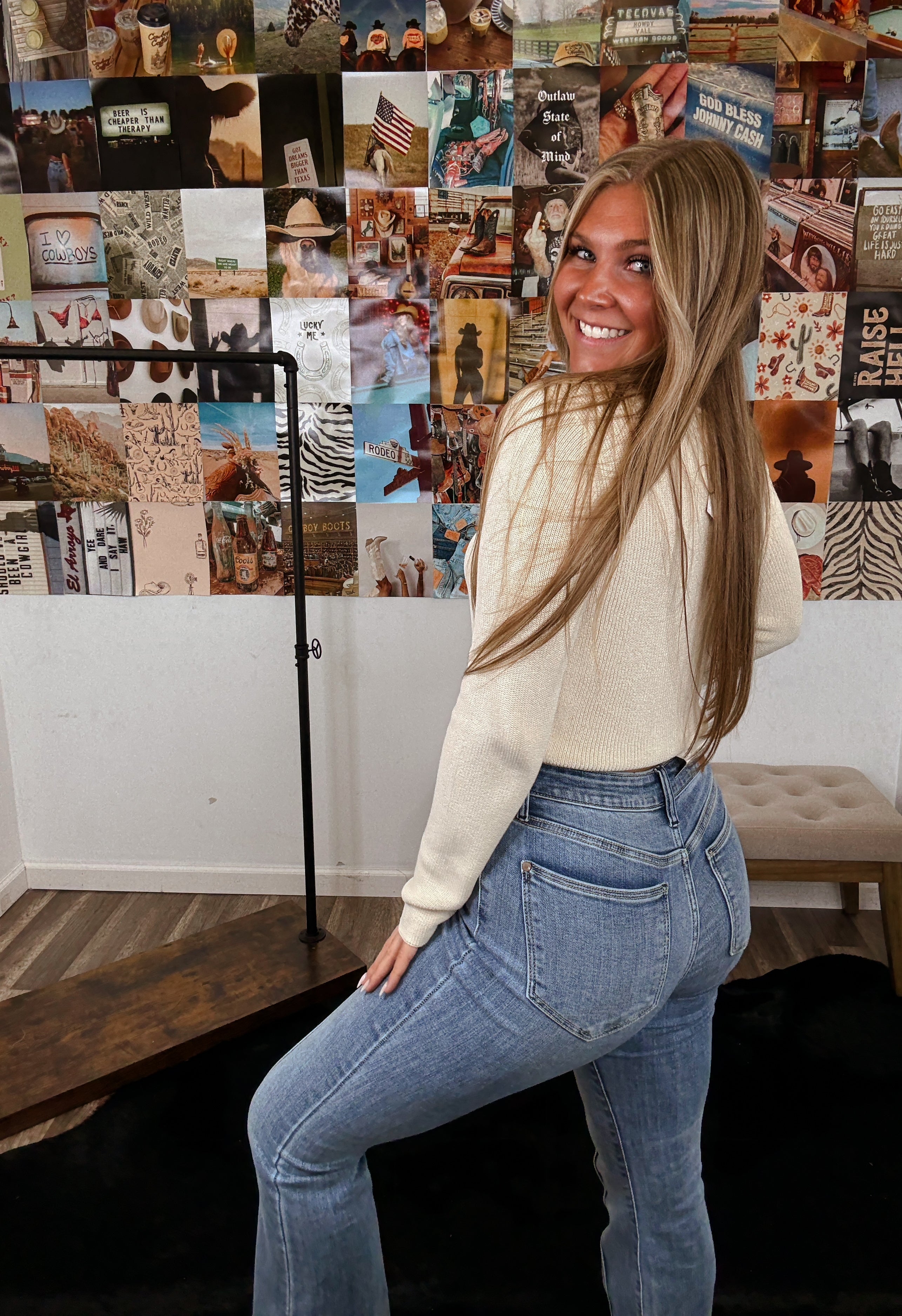 A Night To Remember Knit Top- Cream