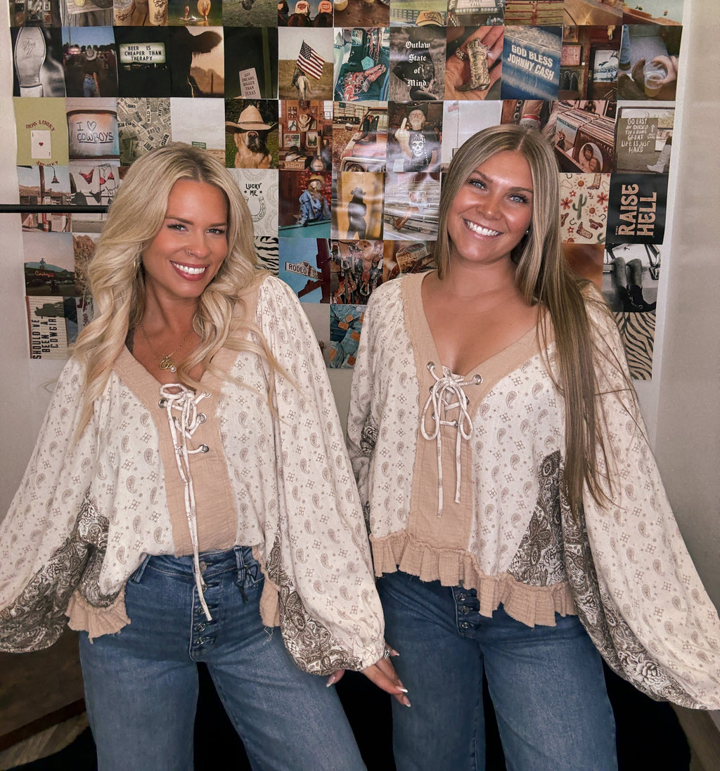 The Ellie Top- Natural