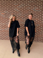 The Jade Lace Tee Shirt Dress