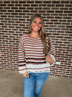 The Kelsey Sweater- Mocha