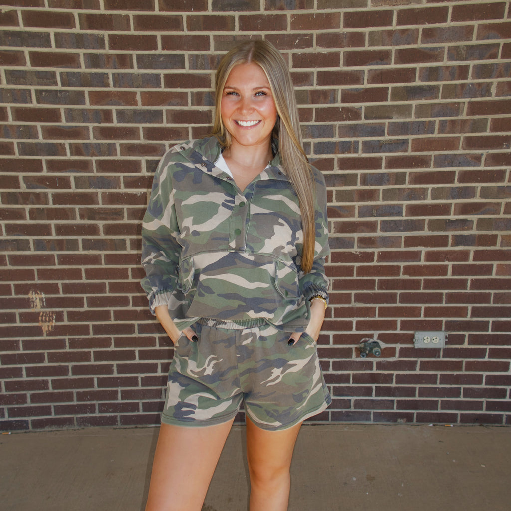 The Willa Camo Top