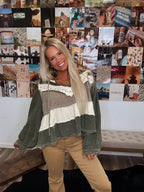 The Lanie Patchwork Pullover