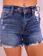 The Sara 2 button shorts by Judy Blue