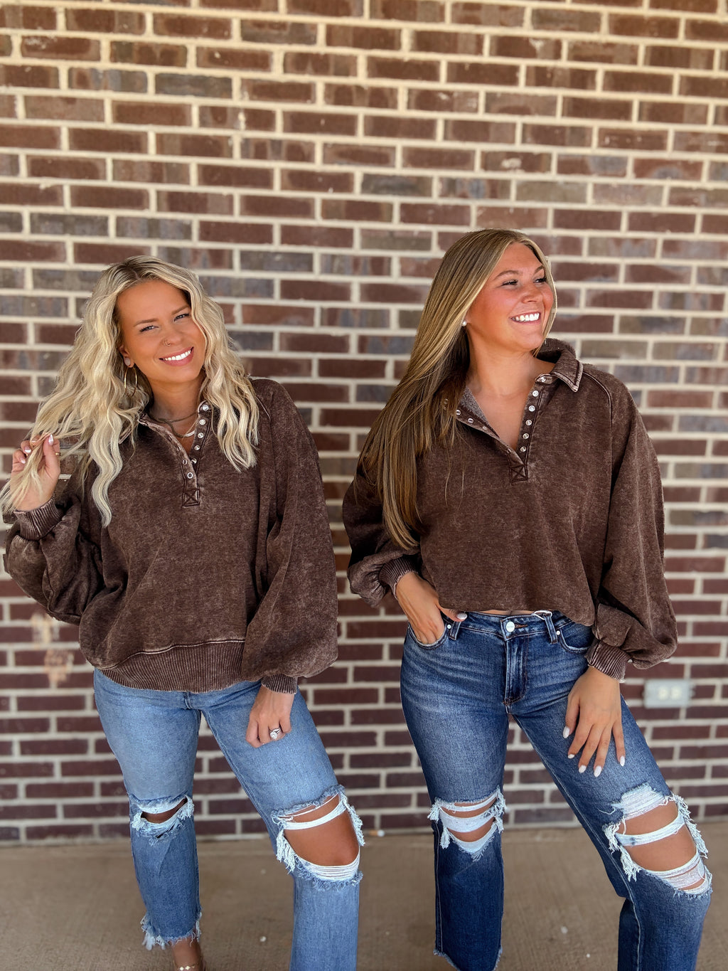 The Ellie Pullover- Chocolate