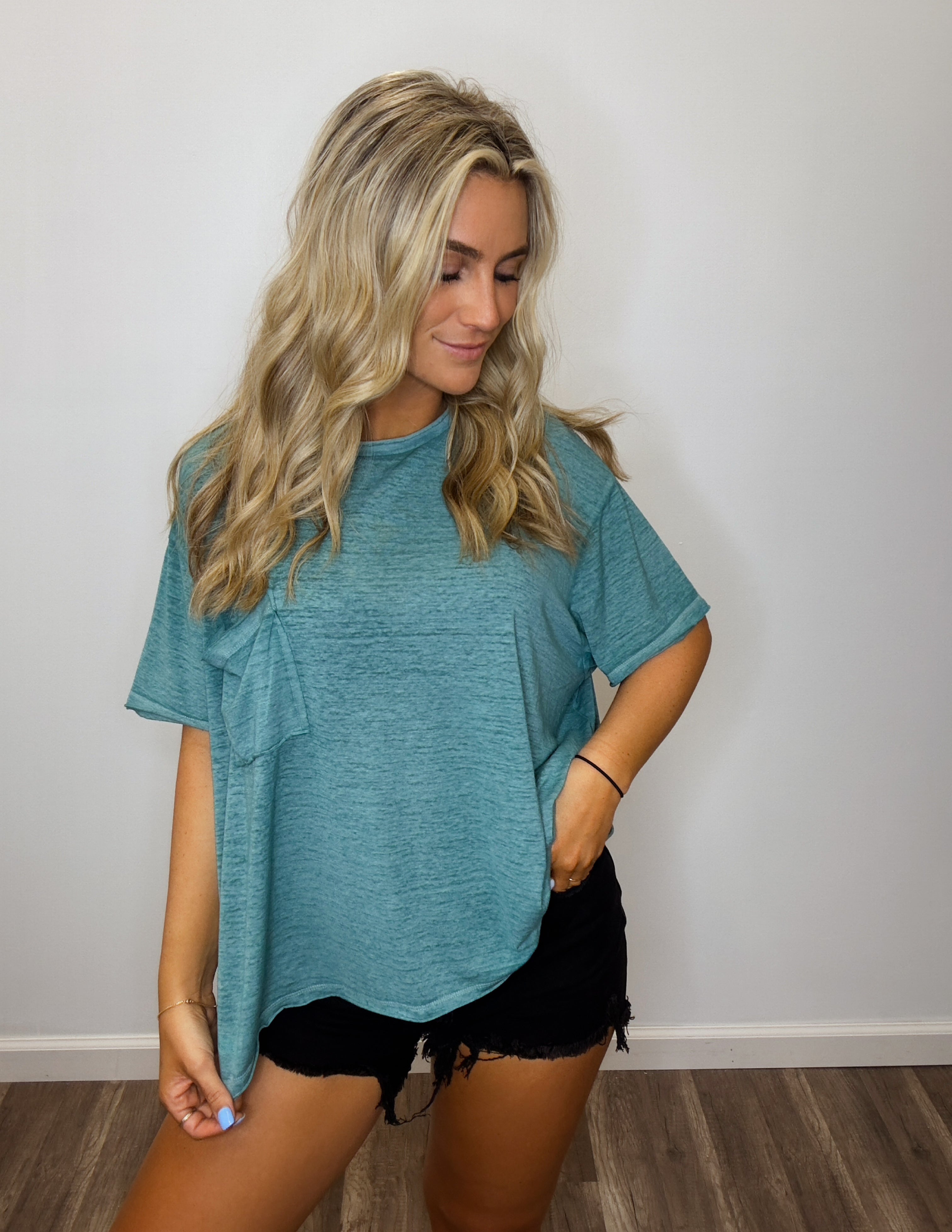 The Randi top- Teal