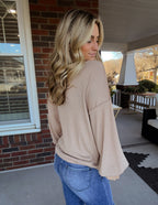 The Brandi Top- taupe