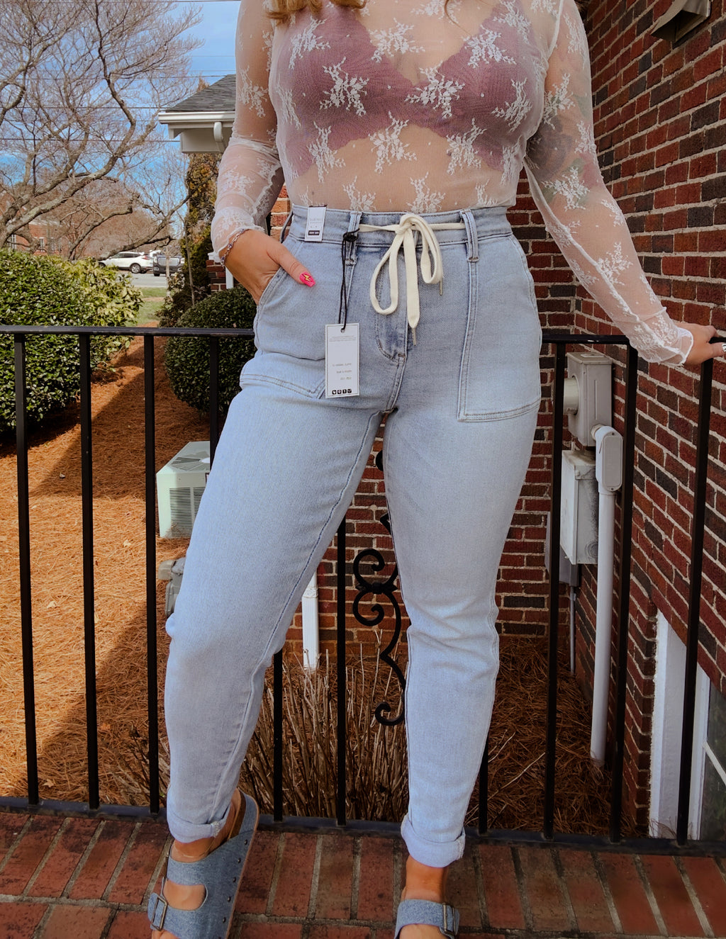 Theres your trouble Joggers by Judy Blue