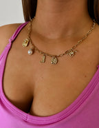 Western Boot Star Hat Horseshoe Charm Necklace