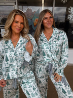 The Satin Gingham Pajamas