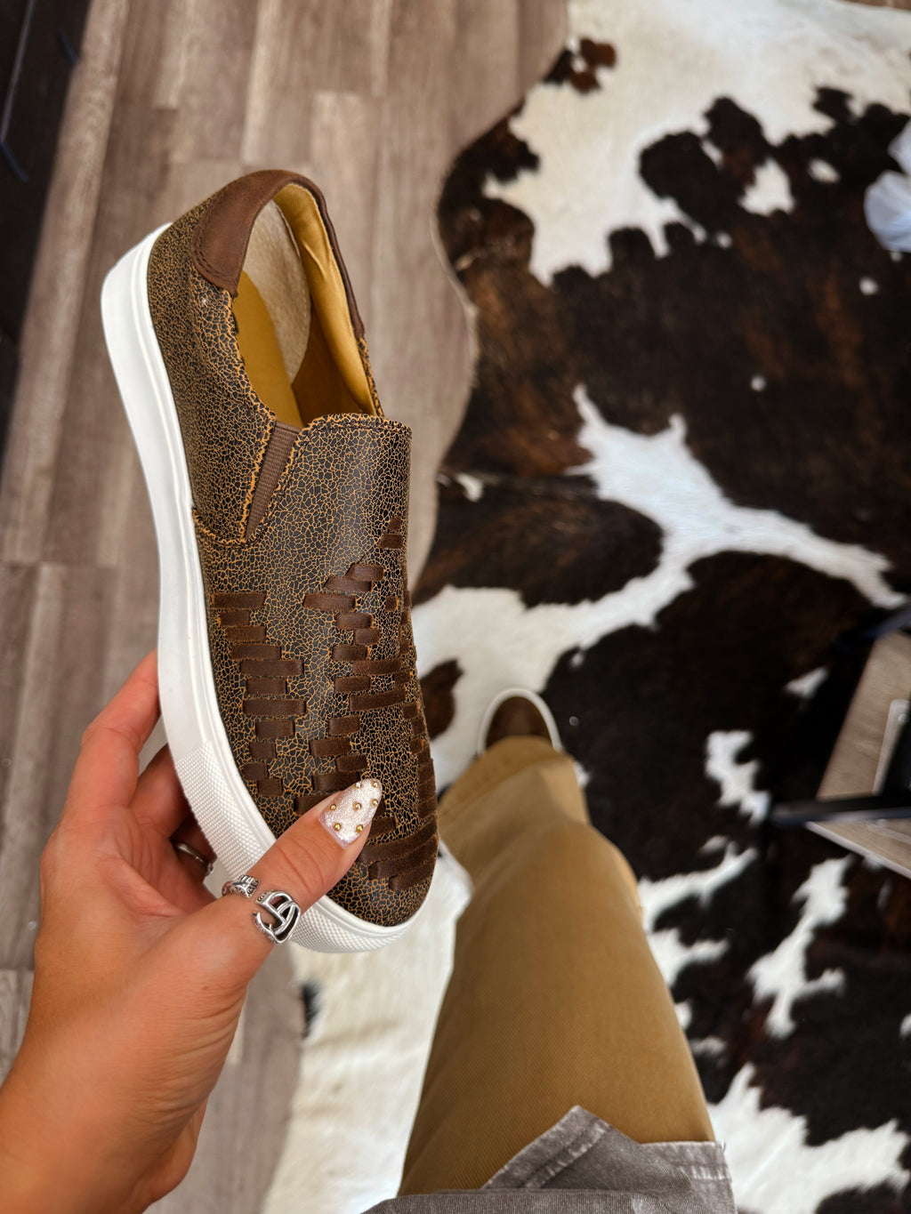 The Vanna Slip On- Chocolate