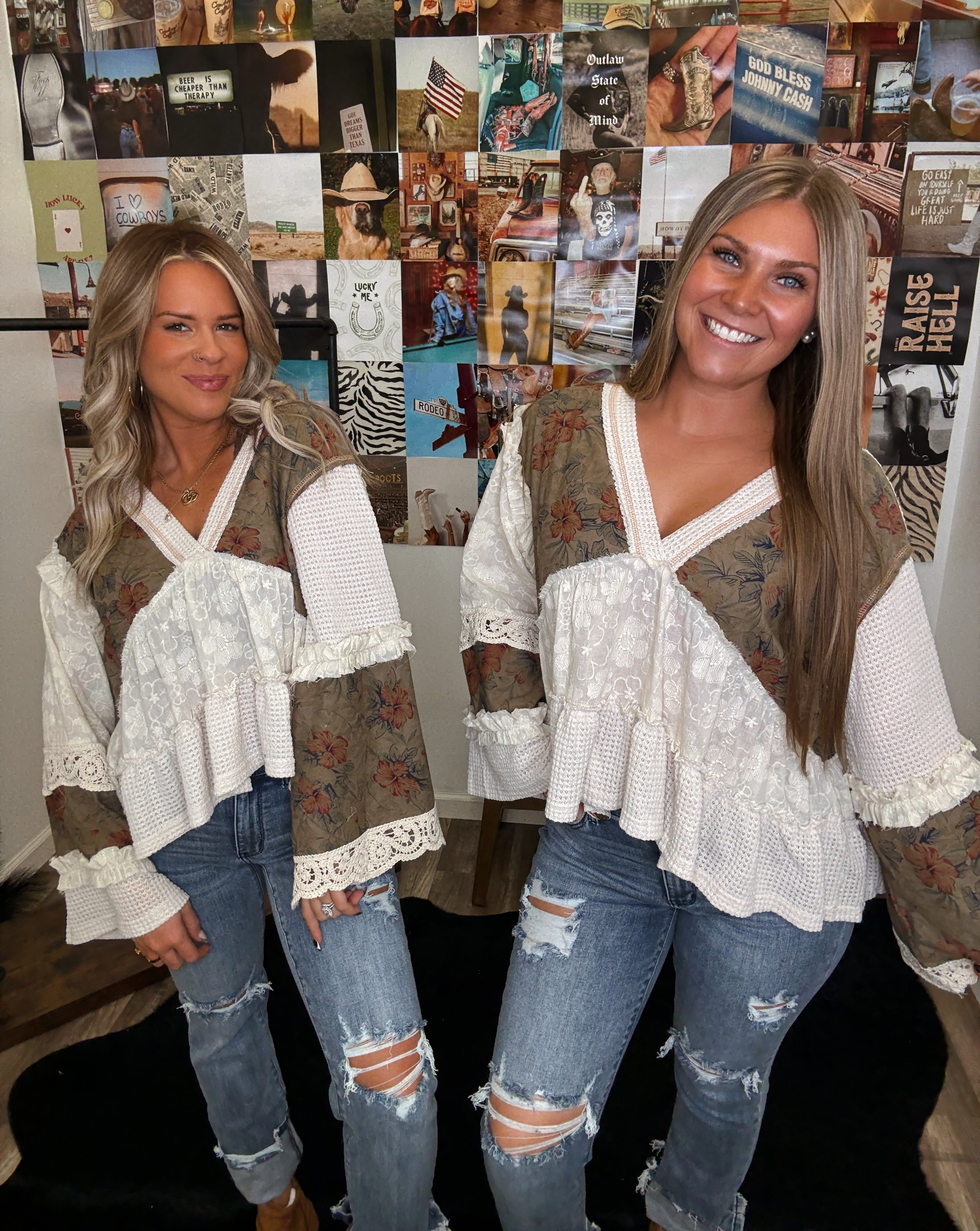 The Lady May Patchwork Top