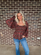 Sweetheart Smocked Top