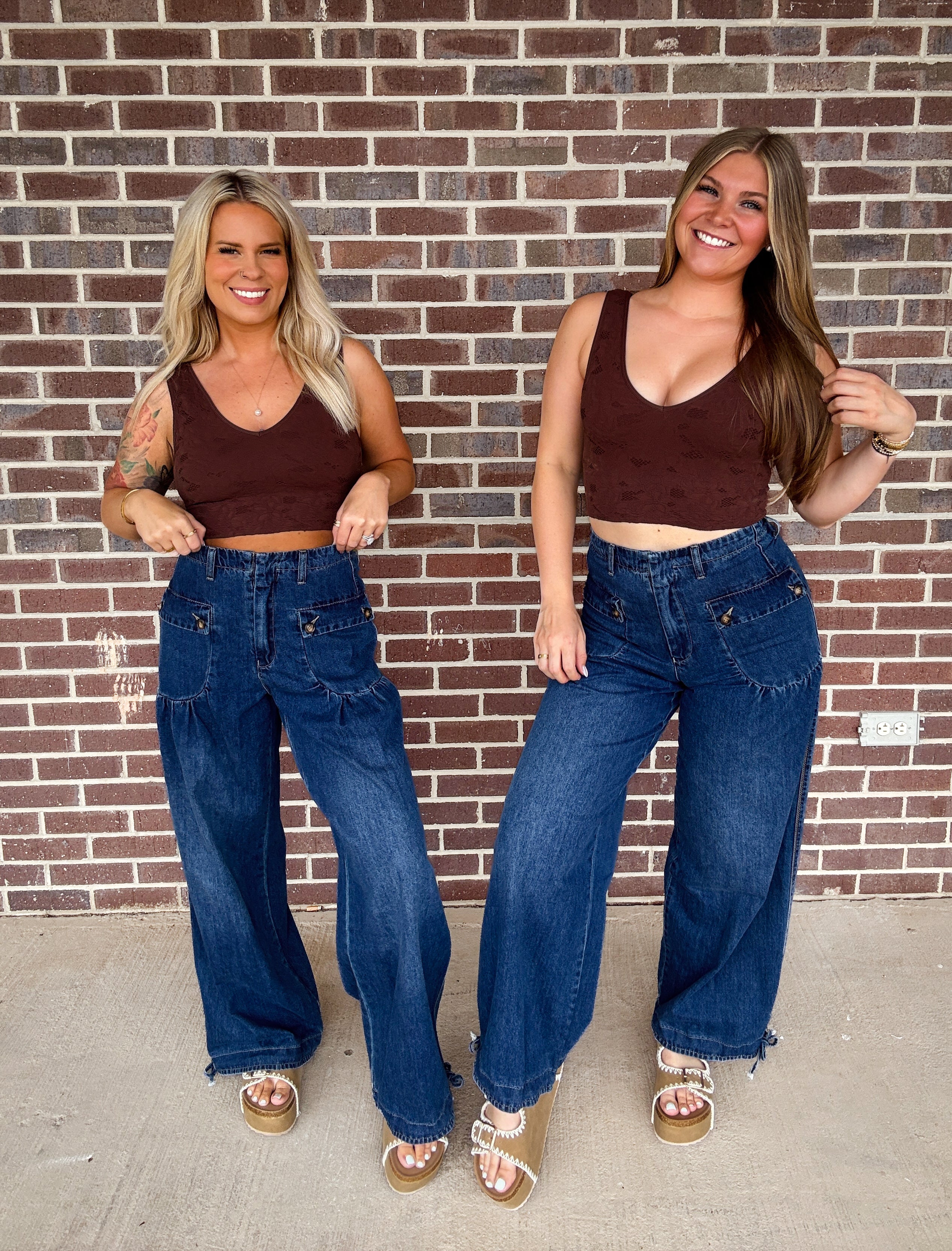 The Aspen Balloon Denim Pants