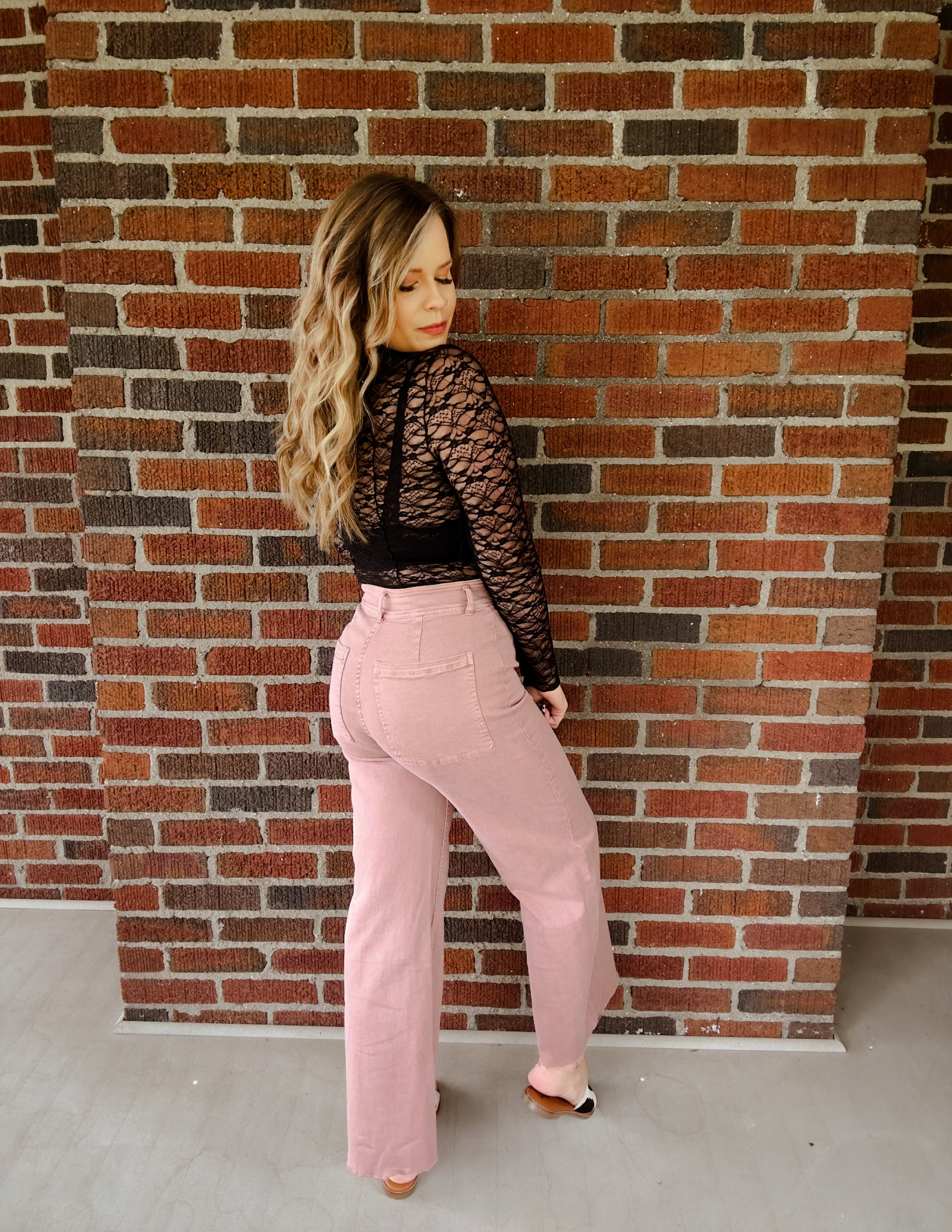 Vintage washed pants