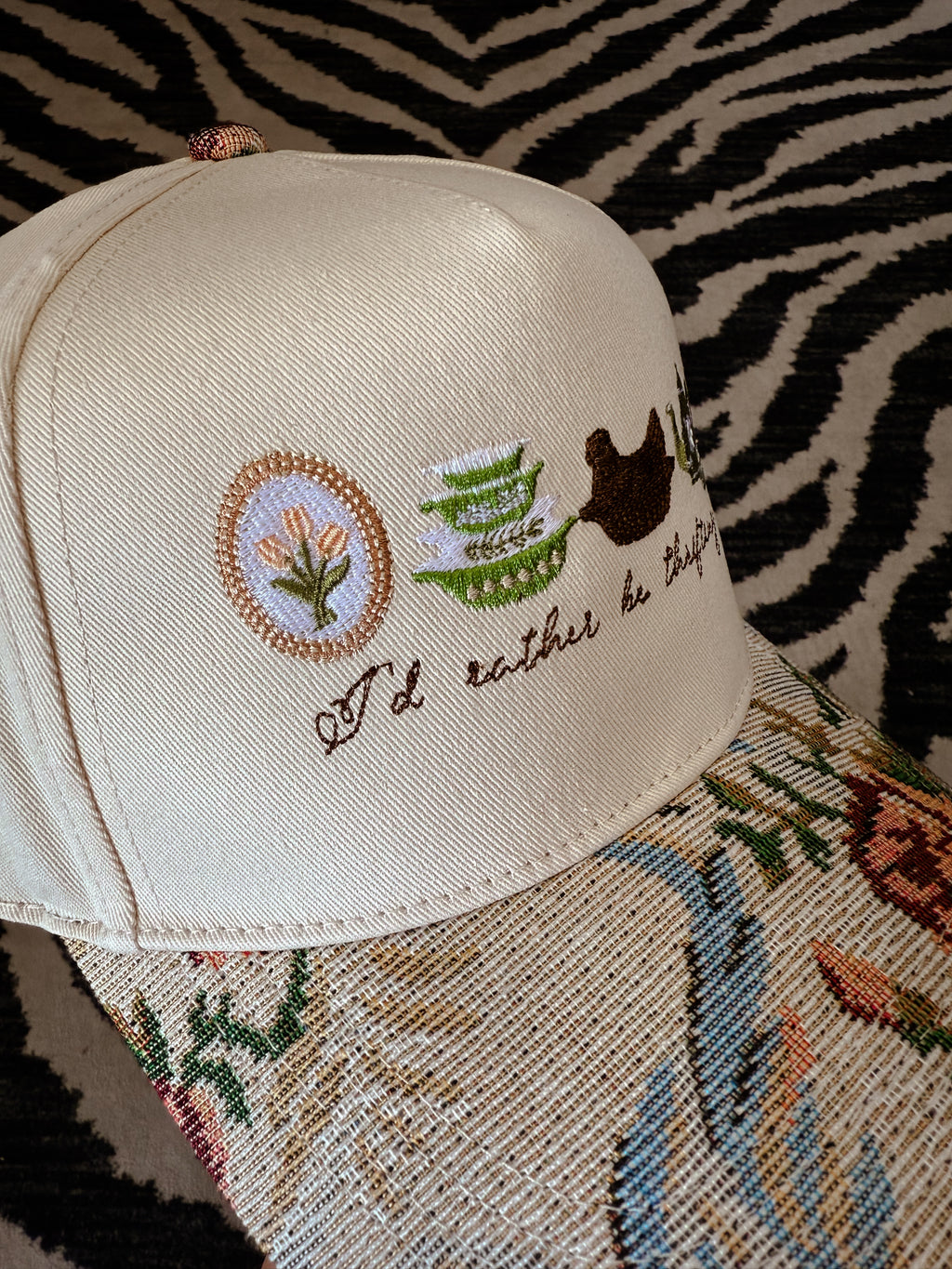 I'd Rather Be Thrifting Trucker Hat