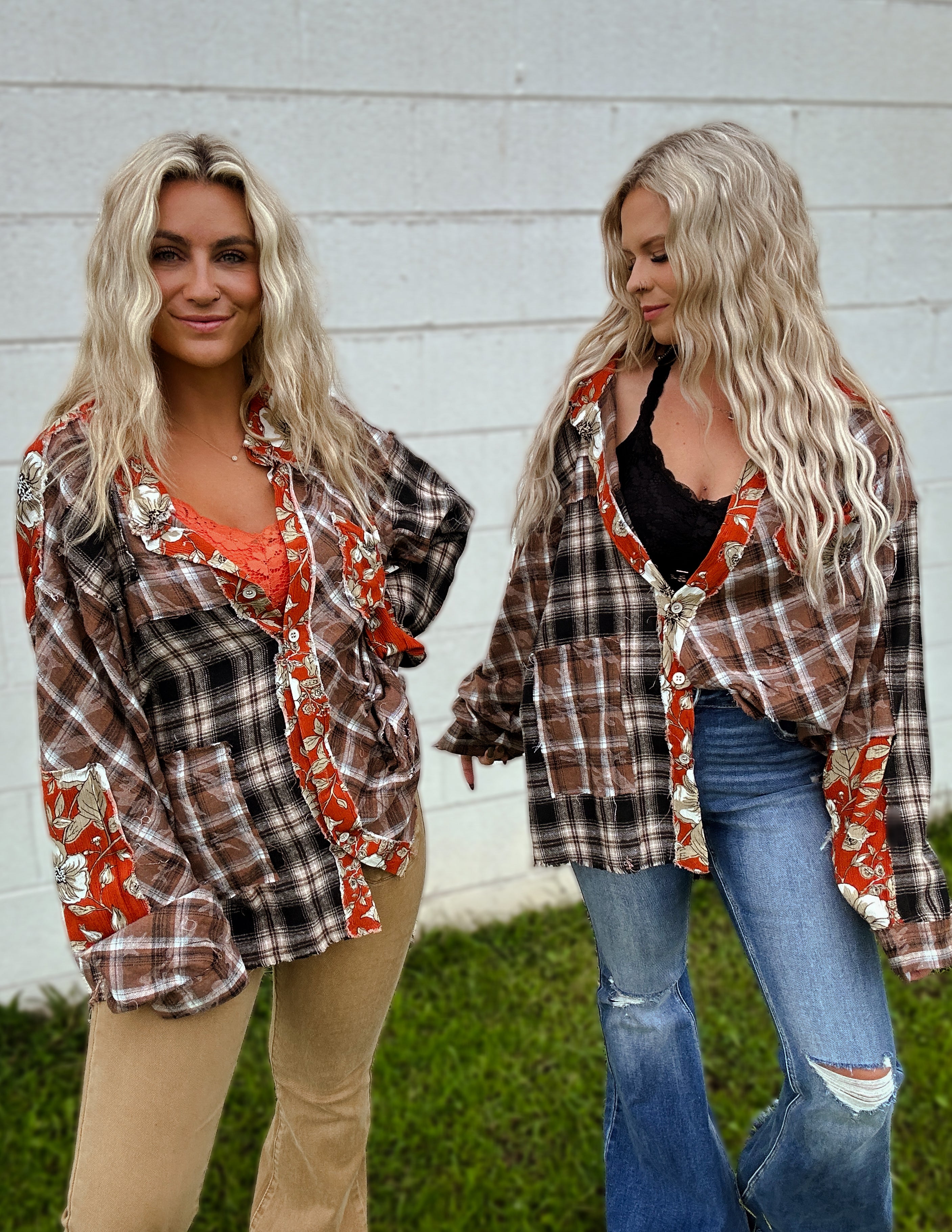 The Blakeley Distressed flannel