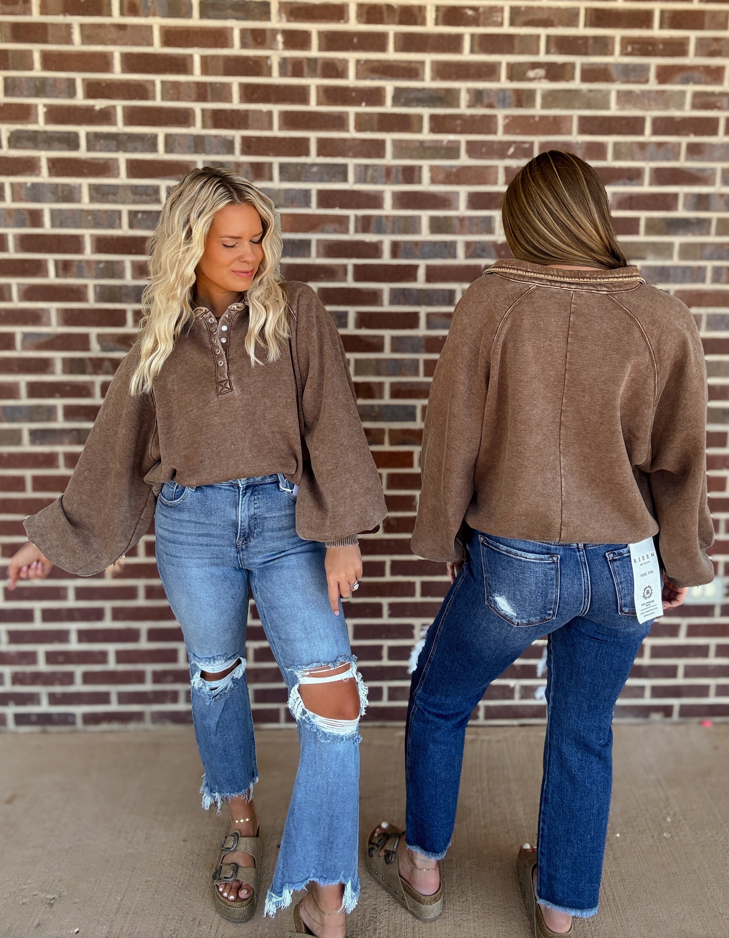 The Ellie pullover- Mocha