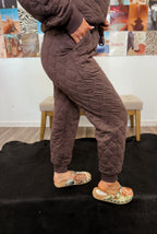 The Quinn Quilted Joggers
