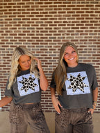 The Sadie Quilted Leopard Tee