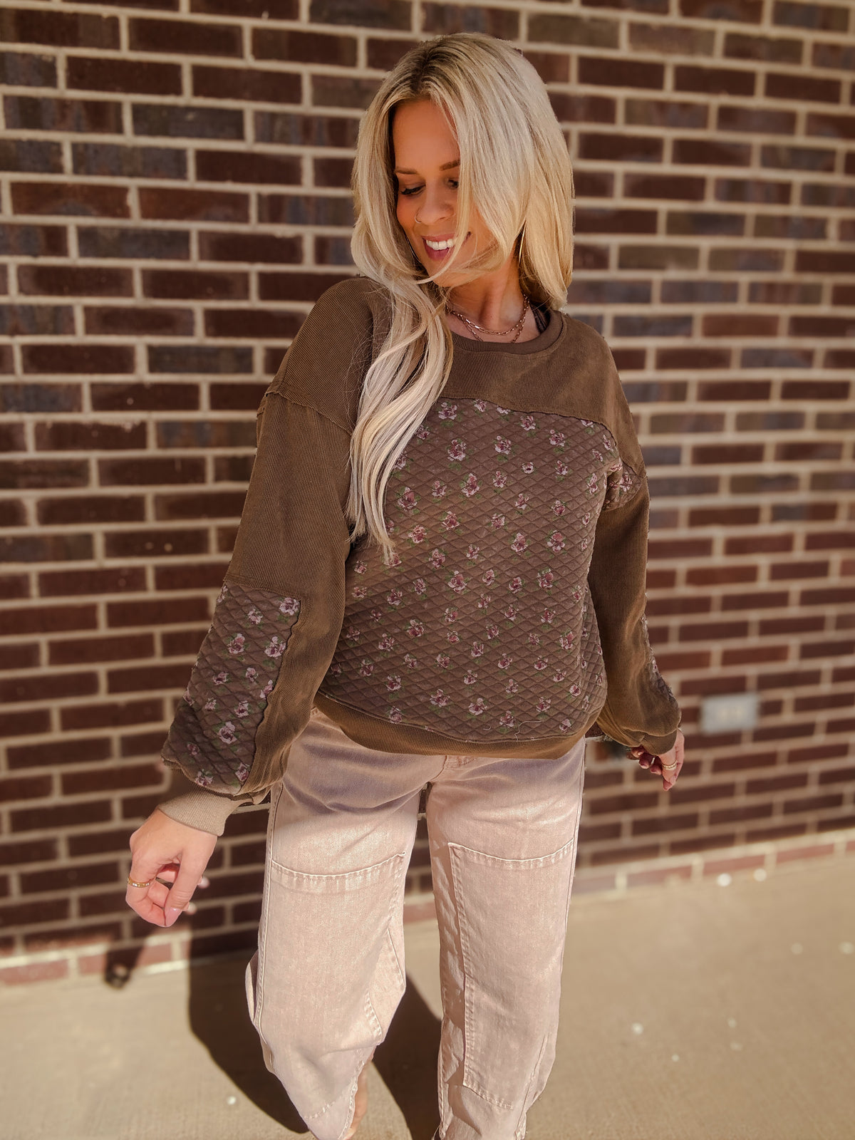 The Boone Quilted Pullover