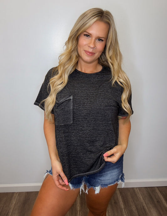 Randi top- ash black