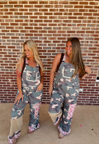 The Patchwork Camo Overalls