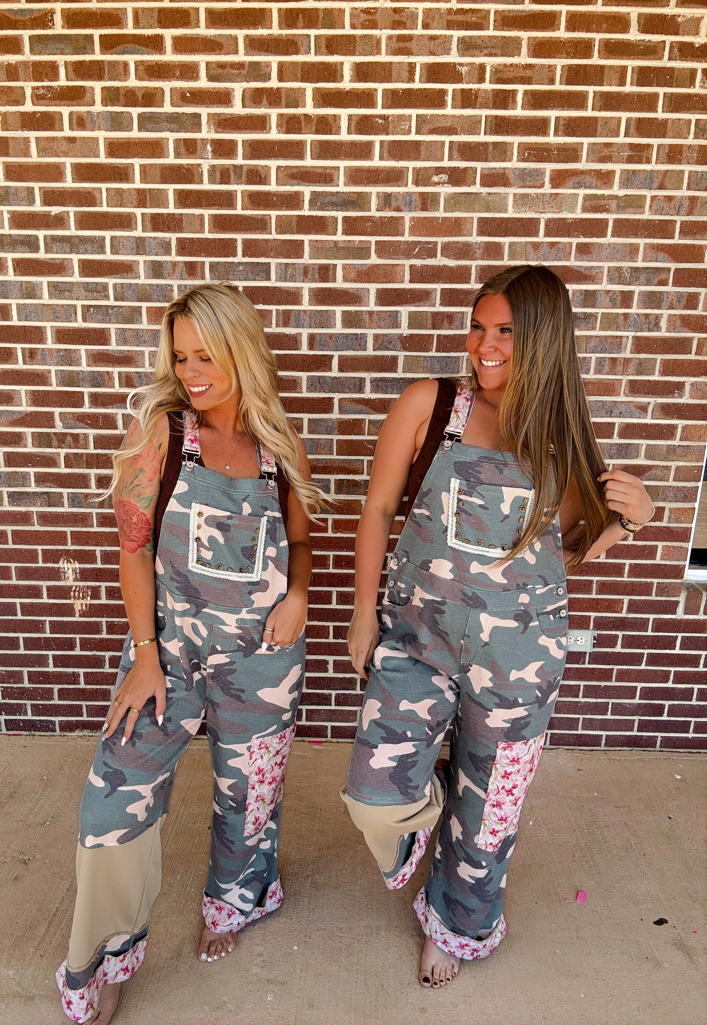 The Patchwork Camo Overalls