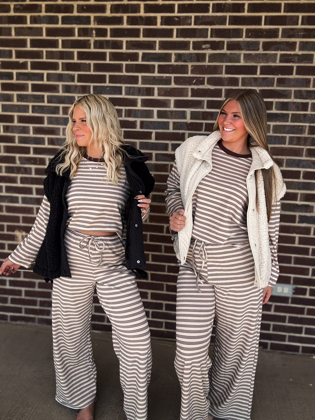The Scarlett Stripe Set