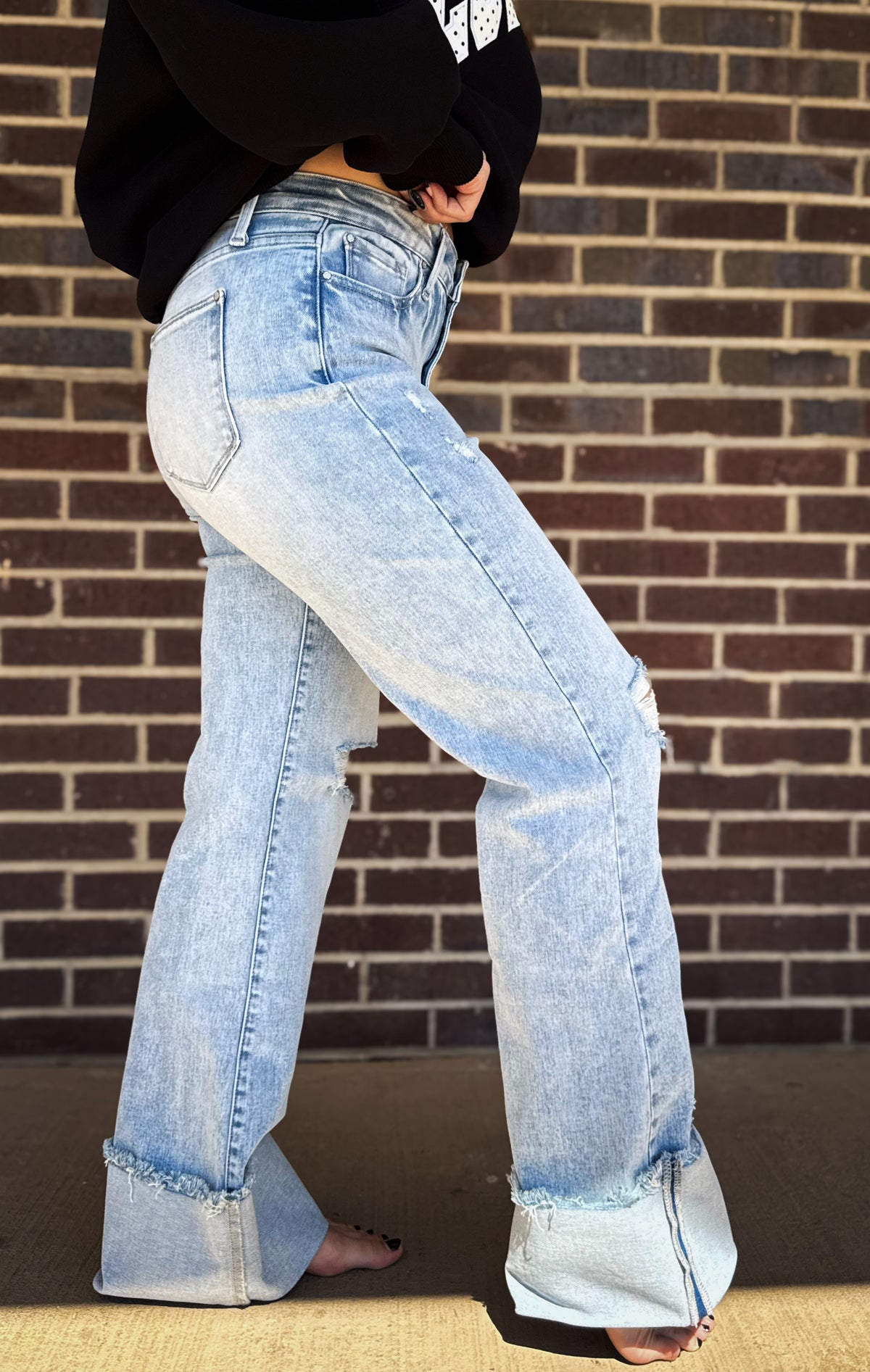 The Cash Wide Leg Denim